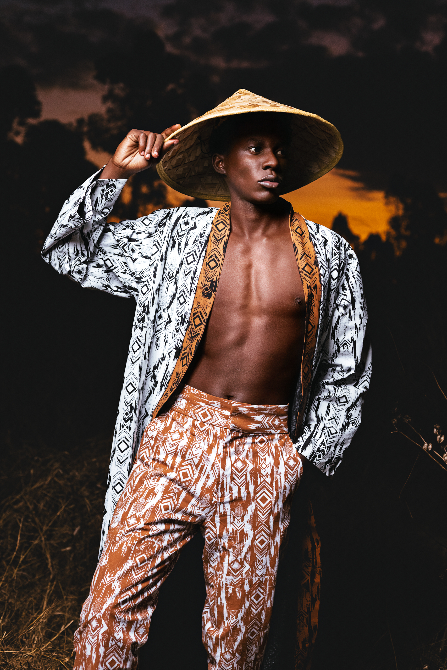 Mosi Unisex Kimono